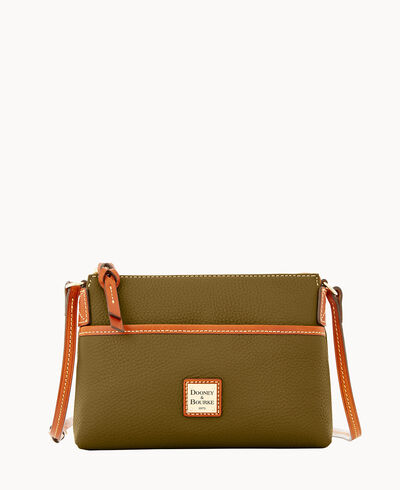 Pebble Grain Ginger Crossbody