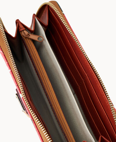 Collegiate University of Georgia Large Zip Around Wristlet
