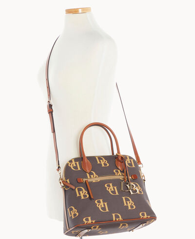Monogram Large Domed Satchel