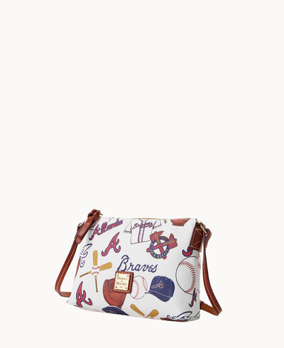 MLB Braves Crossbody Pouchette