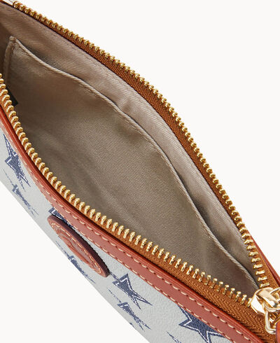 NFL Cowboys Large Slim Wristlet