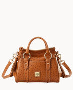 Ostrich Satchel With Pocket