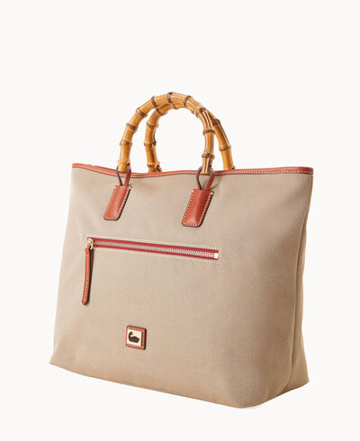 Bamboo Handle Tote