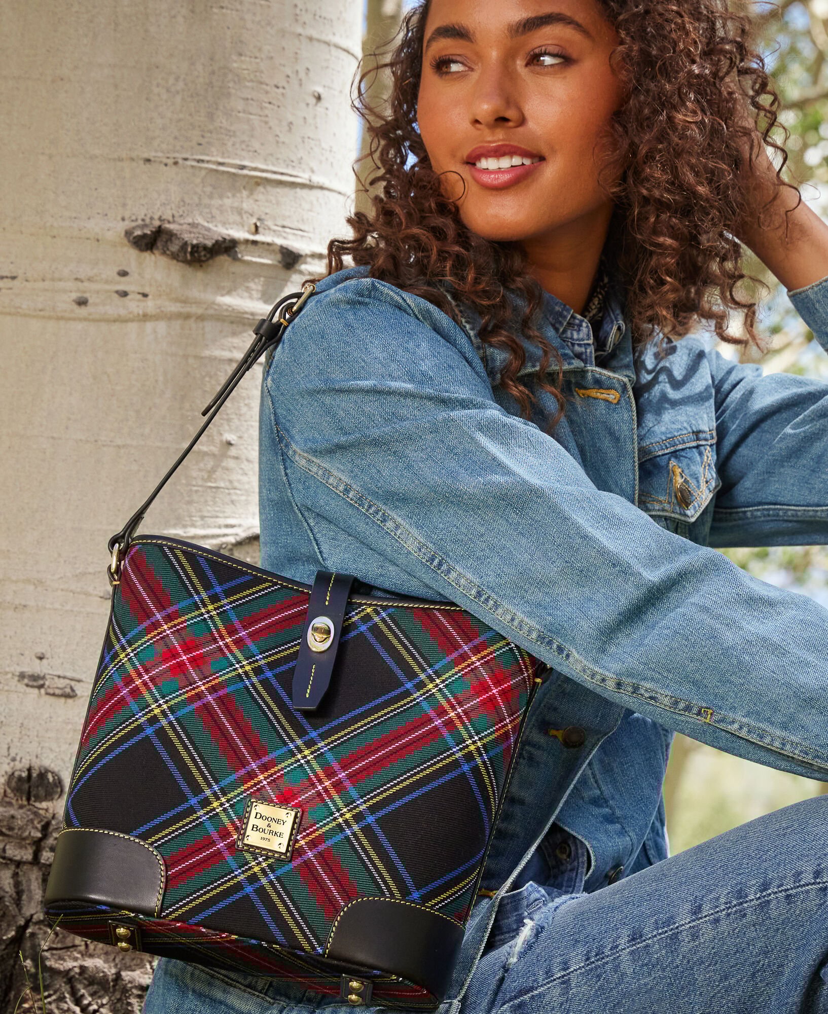 Dooney and bourke plaid hotsell bag