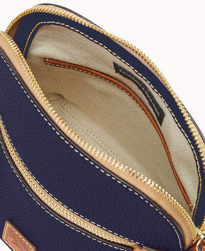 Pebble Grain Domed Crossbody