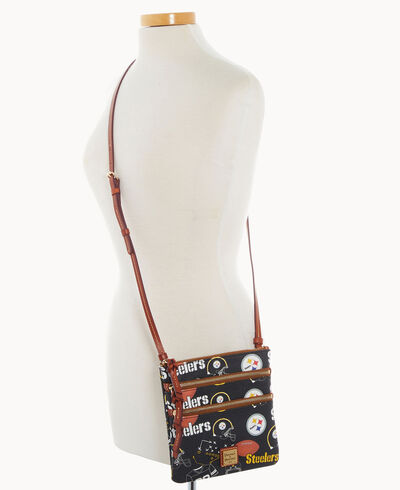 NFL Steelers North South Triple Zip Crossbody
