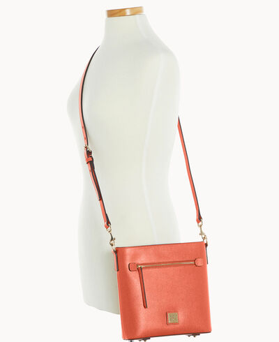 Saffiano Zip Crossbody