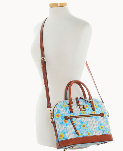 Plumeria Domed Satchel