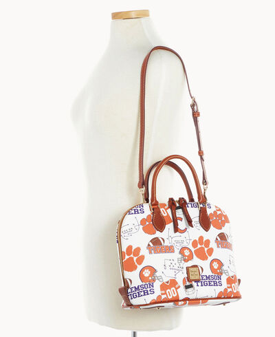Collegiate Clemson Zip Zip Satchel