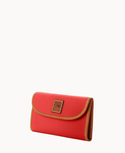 Pebble Grain Continental Clutch