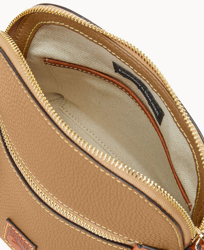 Pebble Grain Domed Crossbody
