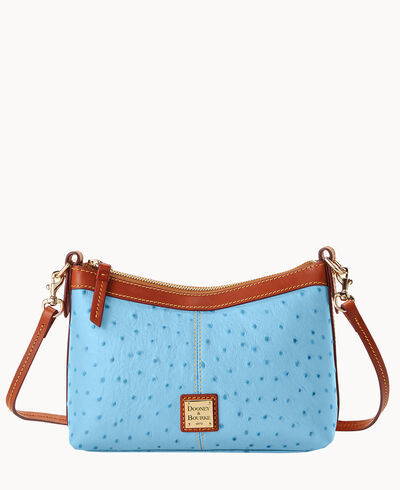 Ostrich Crossbody Pouch