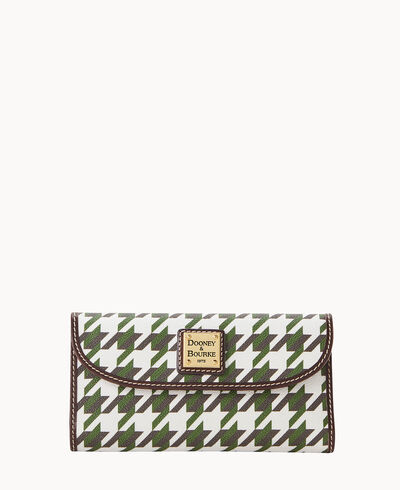 Houndstooth Continental Clutch