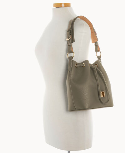 Lucca Leather Small Drawstring