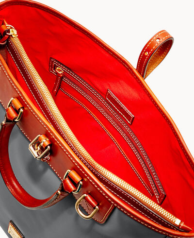Wexford Leather Editor's Tote & Large Frame Purse