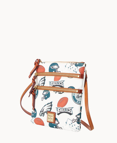 NFL Eagles North South Triple Zip Crossbody