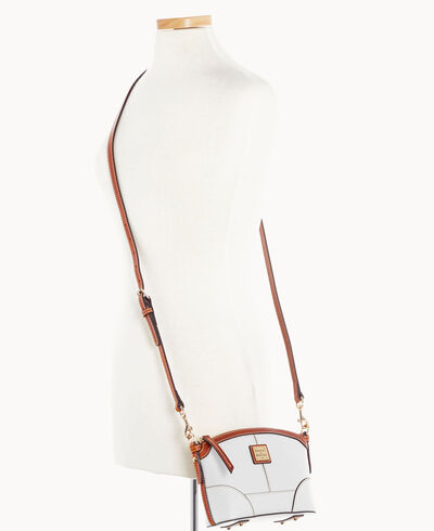 Pebble Grain Mini Domed Crossbody