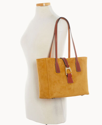 Suede Small Shannon Tote