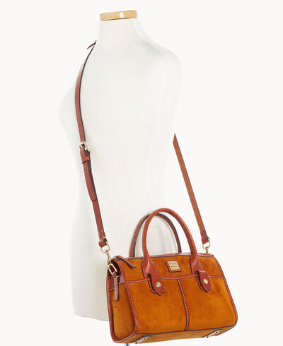 Suede Small Satchel