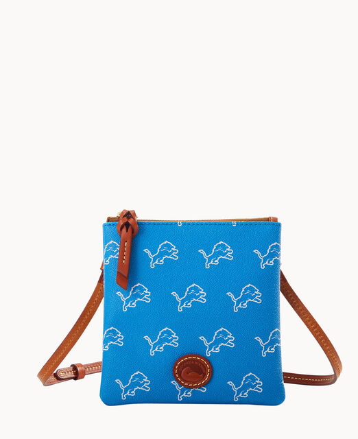 NFL Lions Small North South Top Zip Crossbody