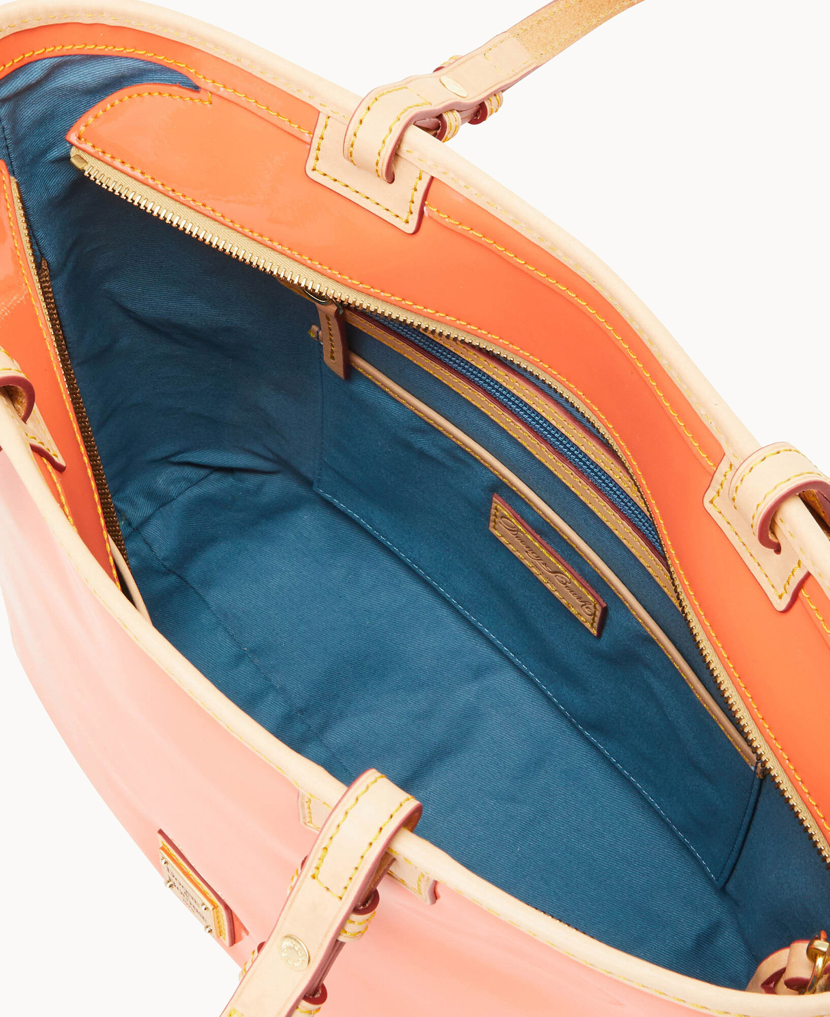 Dooney and bourke patent leather shopper cheap