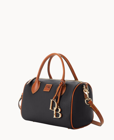 Pebble Grain Barrel Satchel