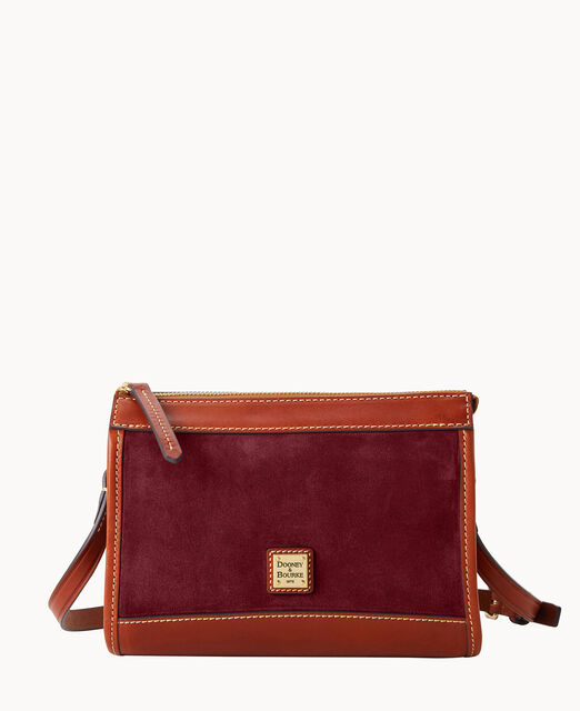 Suede Zip Crossbody