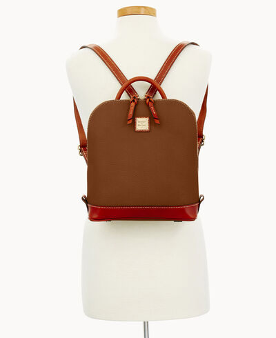 Pebble Grain Zip Pod Backpack