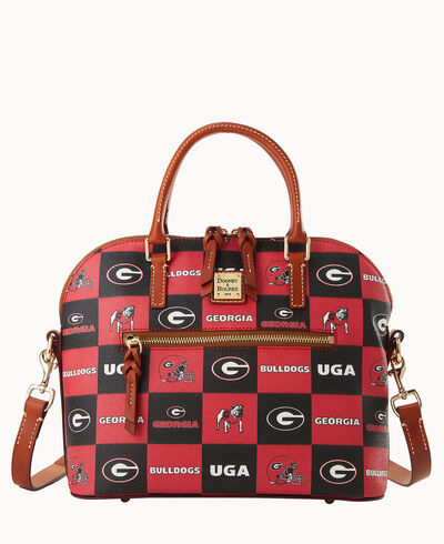 Collegiate University of Georgia Domed Zip Satchel
