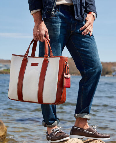 Toscana Canvas East West Delancey Tote