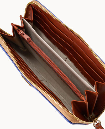 NFL Bills Large Zip Around Wristlet