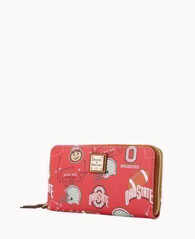 Collegiate Ohio State Large Zip Around Wristlet
