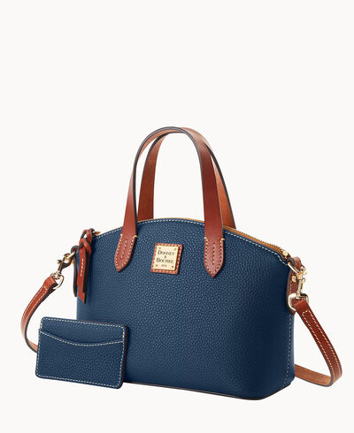Pebble Grain Ruby Bag With Card Case