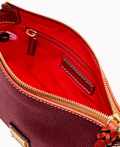Pebble Grain Crossbody Pouchette