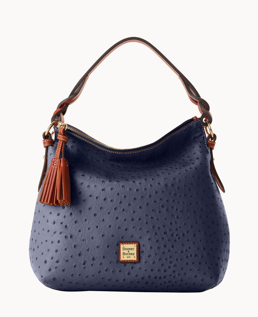 Ostrich Twist Strap Hobo