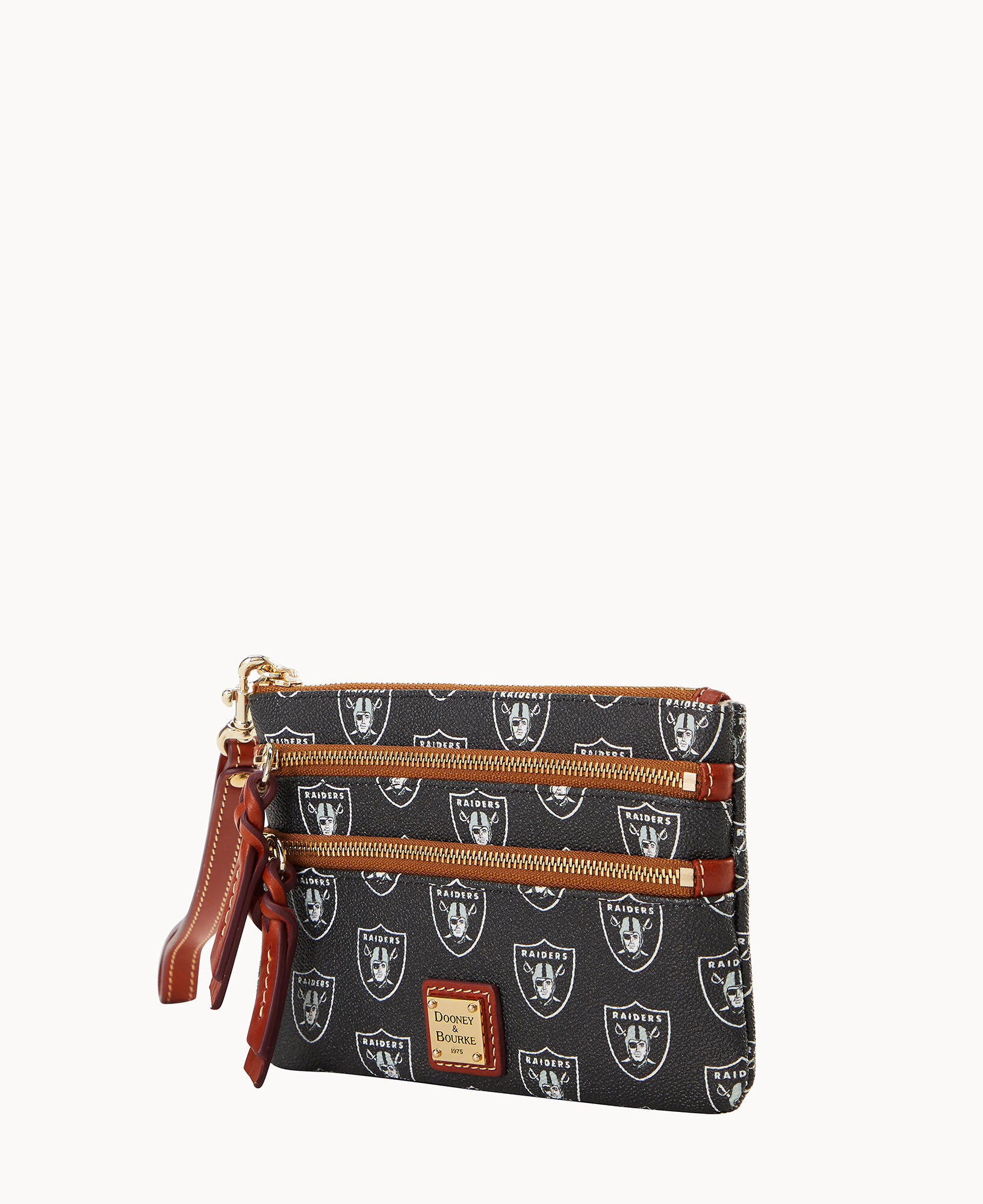 Dooney and bourke raiders wristlet sales