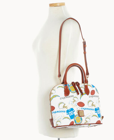 NFL Chargers Zip Zip Satchel