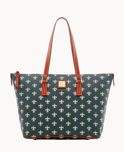 NFL Saints Zip Top Shopper