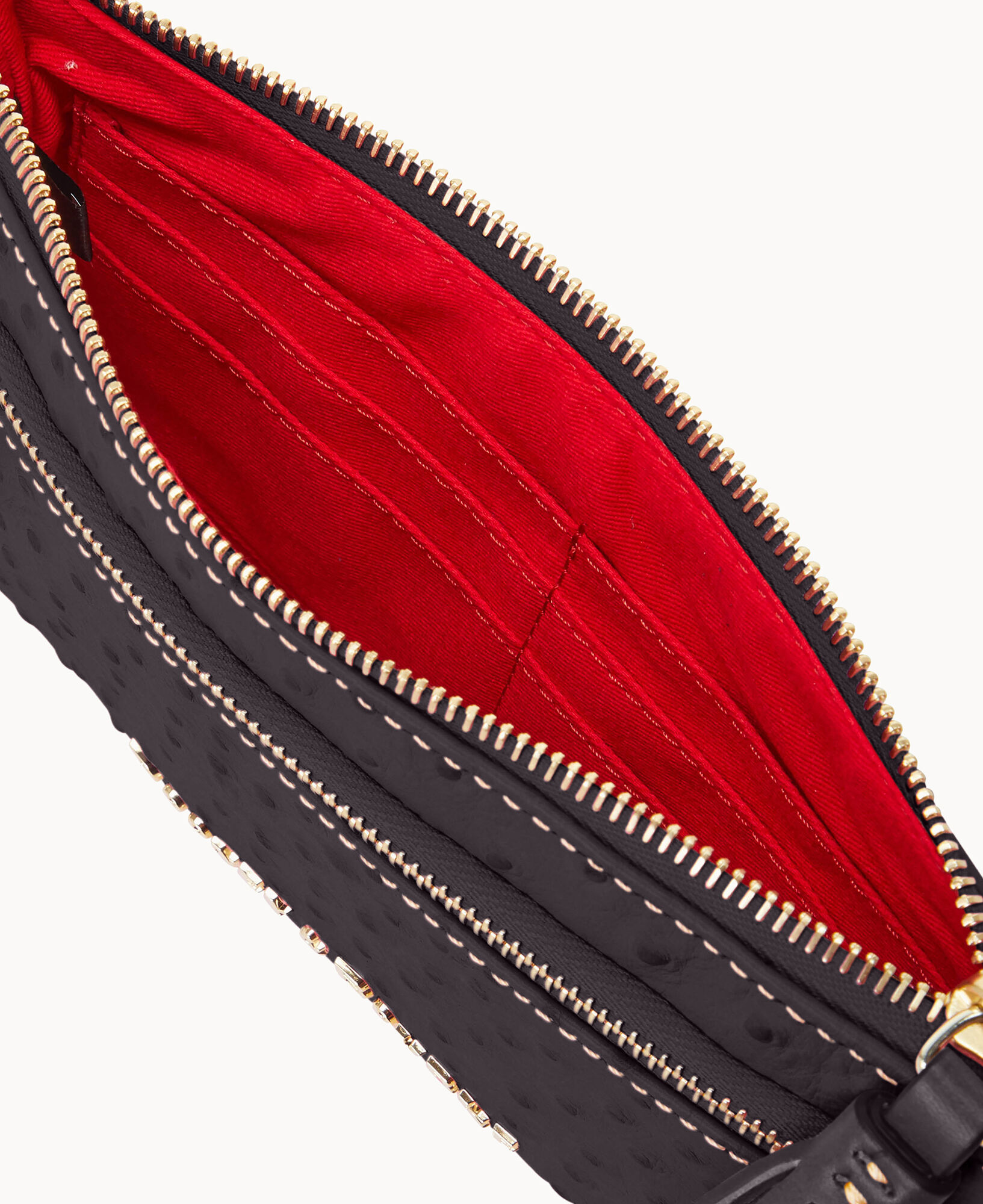 Dooney and bourke ostrich wristlet deals