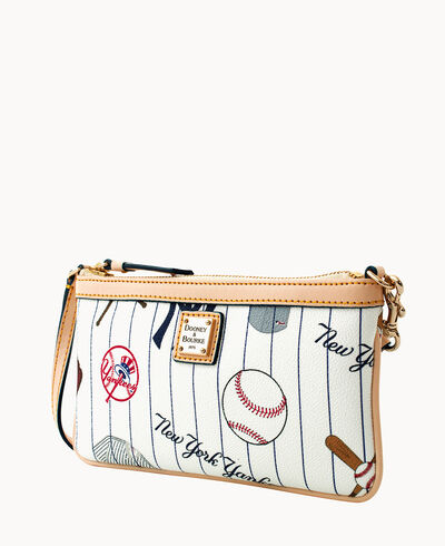 MLB Yankees Large Slim Wristlet