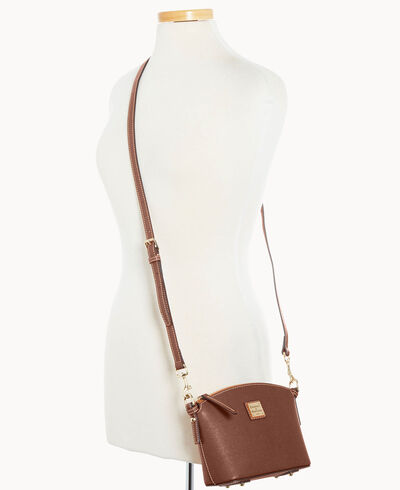 Saffiano Mini Domed Crossbody