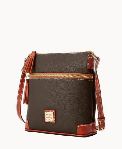 Pebble Grain Small Tassel Crossbody