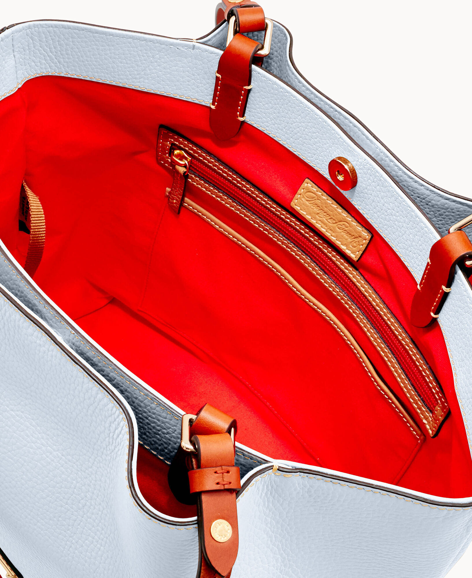 Dooney and bourke pebble grain flynn top