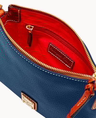 Pebble Grain Crossbody Pouchette