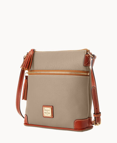 Pebble Grain Small Tassel Crossbody