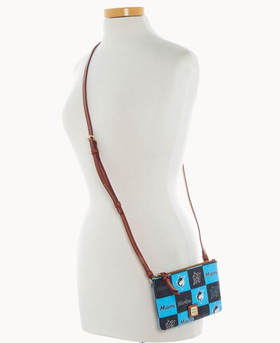 MLB Marlins Top Zip Crossbody