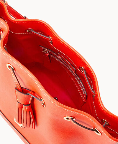 Saffiano Drawstring