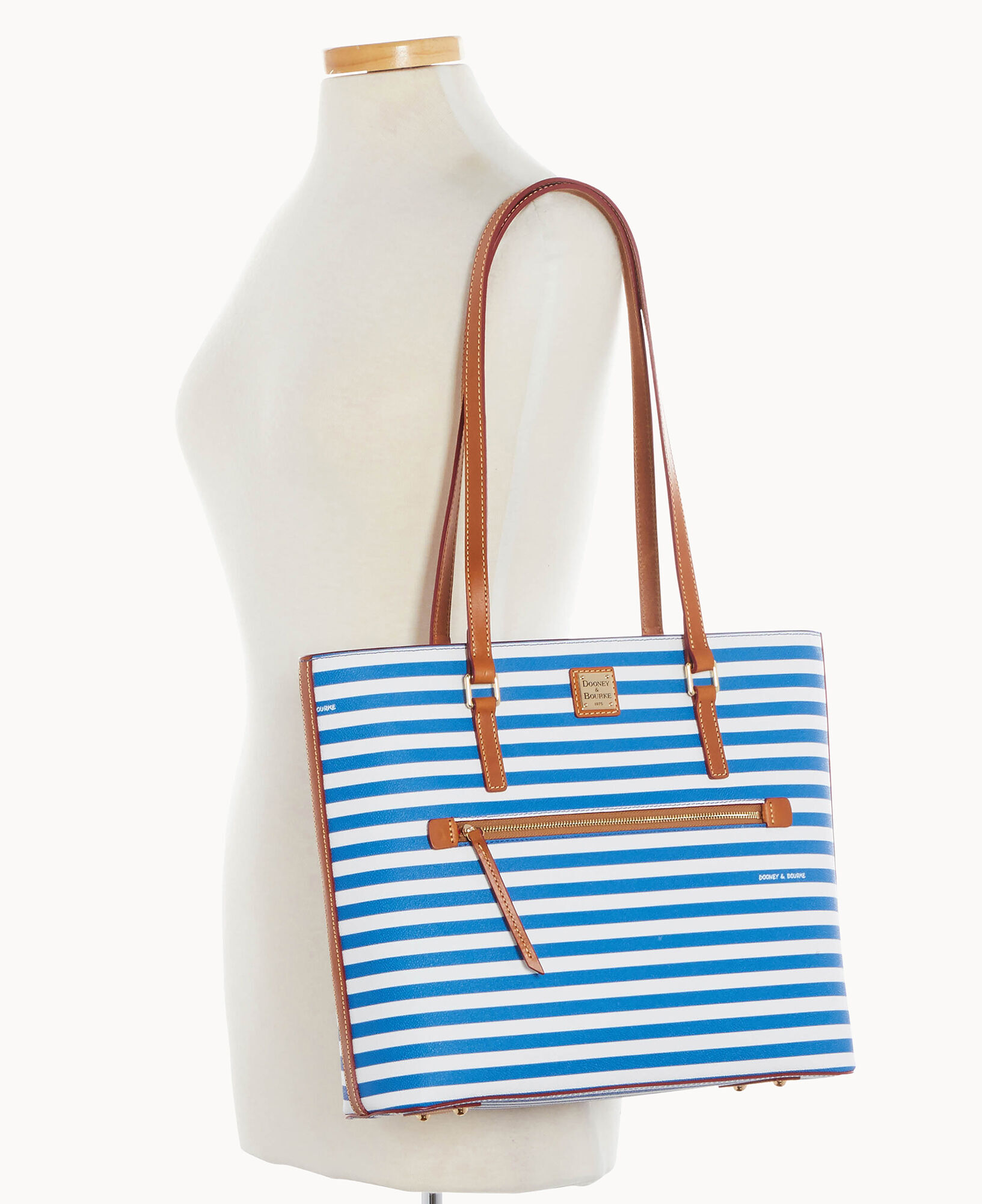 Dooney and bourke striped tote store