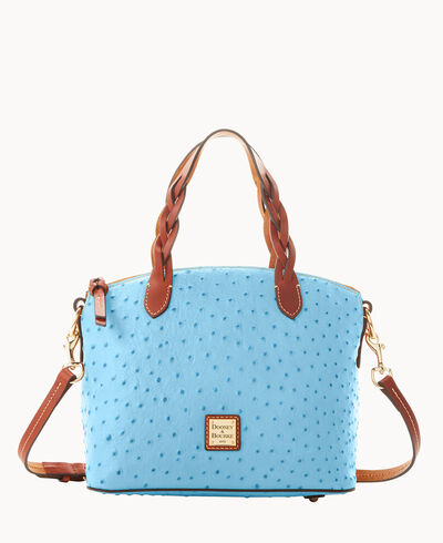 Ostrich Small Heidi Satchel