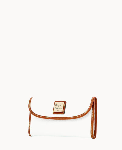 Pebble Grain Continental Clutch